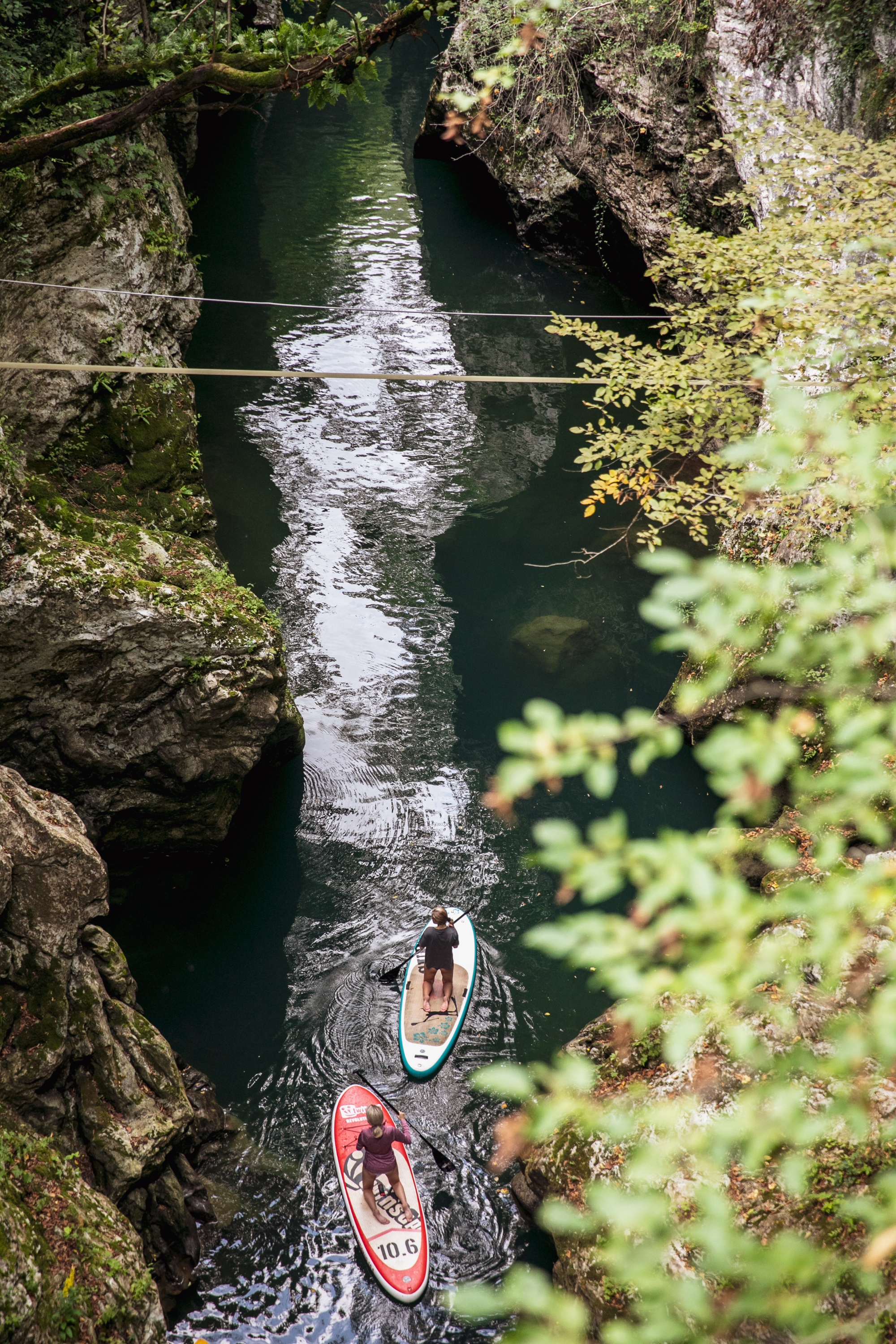 Canyon Park on the River Lima in Tuscany