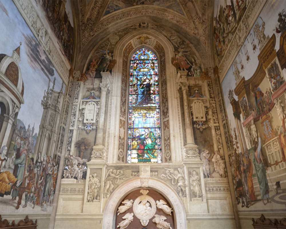 La Capilla Strozzi con los frescos de Filippino Lippi