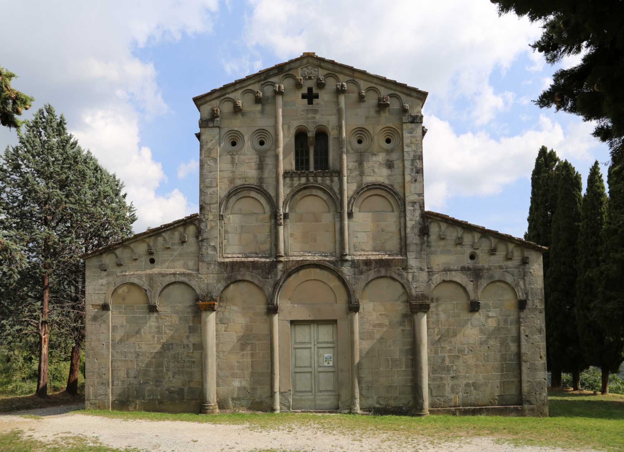 Castelvecchio, pieve SS Ansano e Tommaso