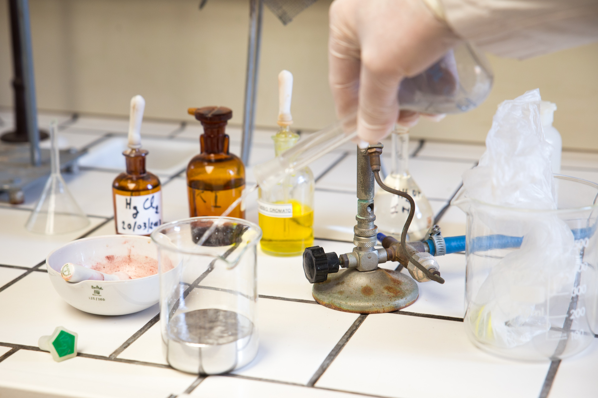 Chemistry class in Abbadia San Salvatore