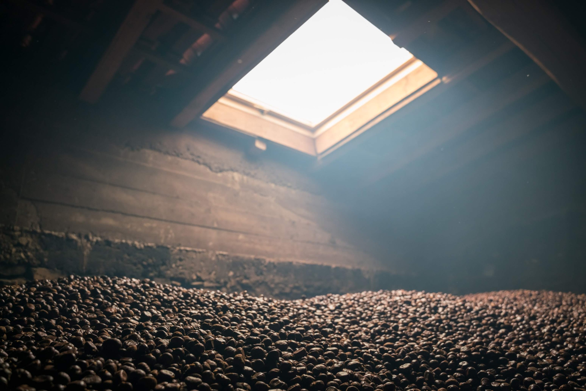 Chestnuts drying process