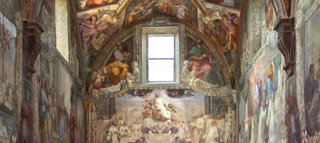 Fresken in der Kirche der Kartause von Pontignano