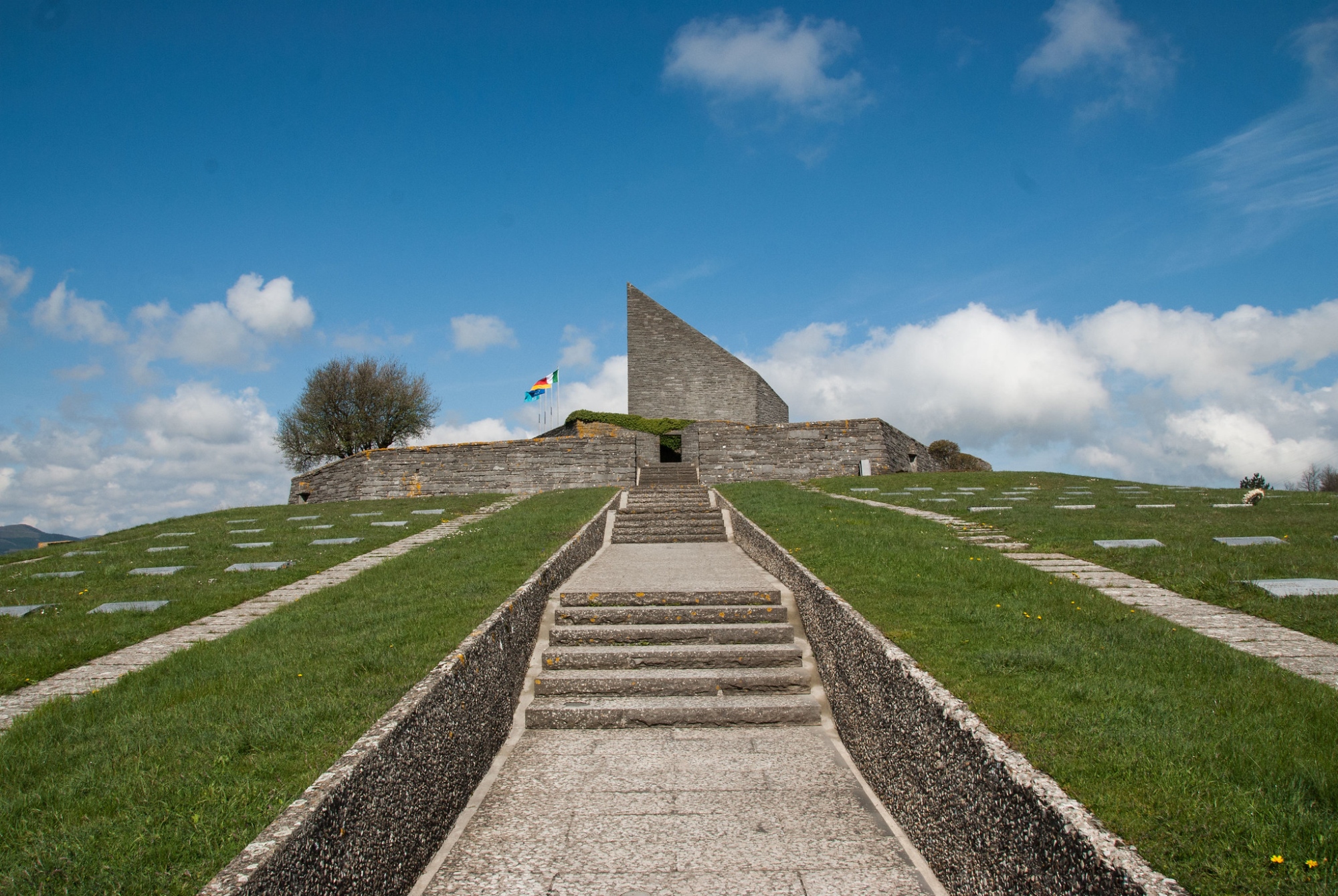 cemetery in natural surroundings