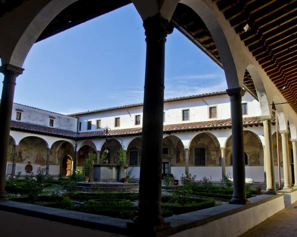 The cloister of Santa Maria del Sasso