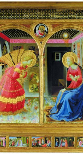 Beato Angelico, Annunciazione, Museo Basilica Santa Maria delle Grazie di San Giovanni Valdarno