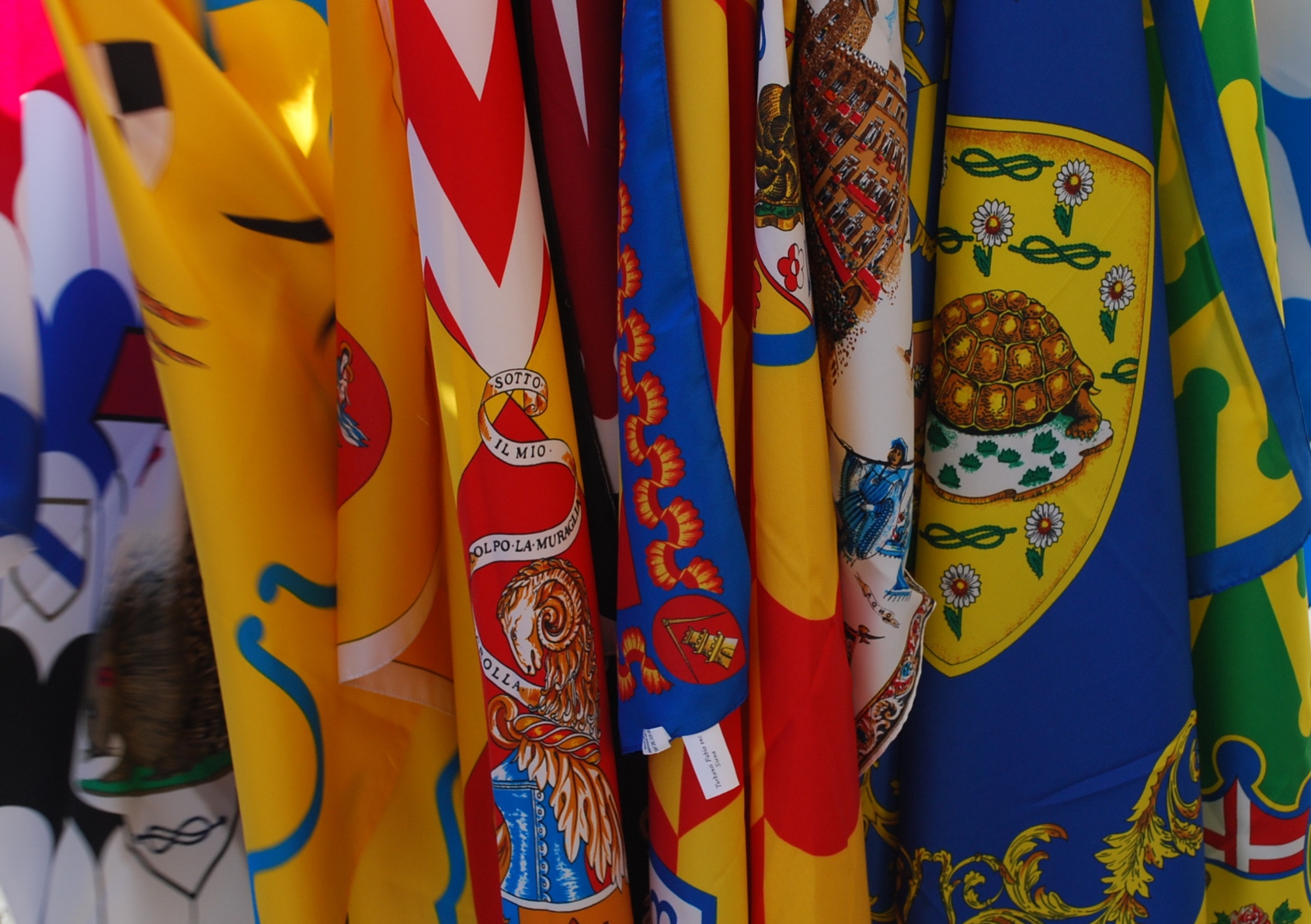 Contrade flags, Siena