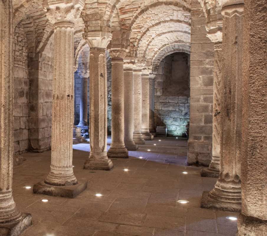 La cripta dell'Abbazia