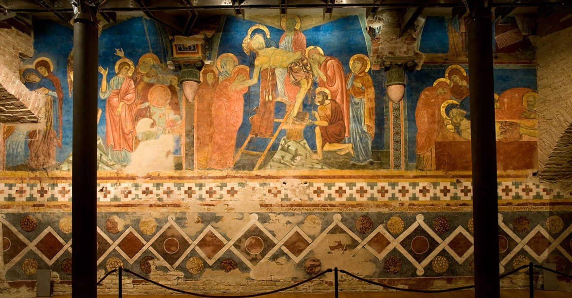 Die Krypta des Doms von Siena
