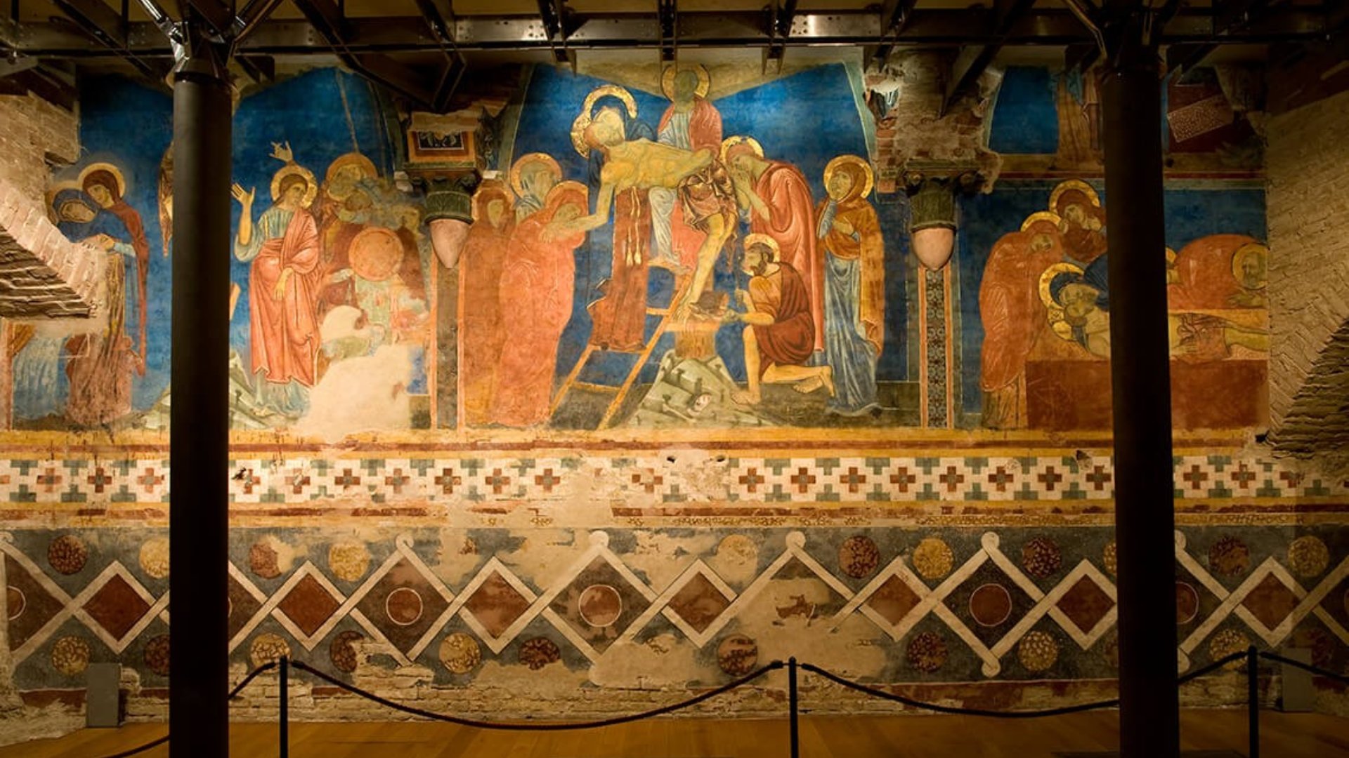 Die Krypta des Doms von Siena
