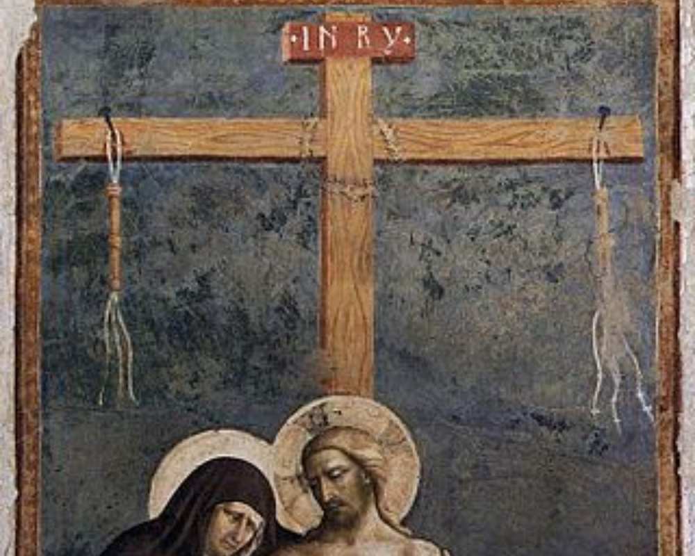 Pietà of Christ by Masolino da Panicale