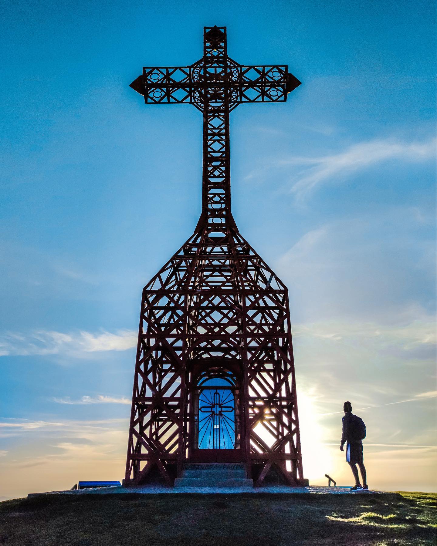 The iconic Pratomagno Cross