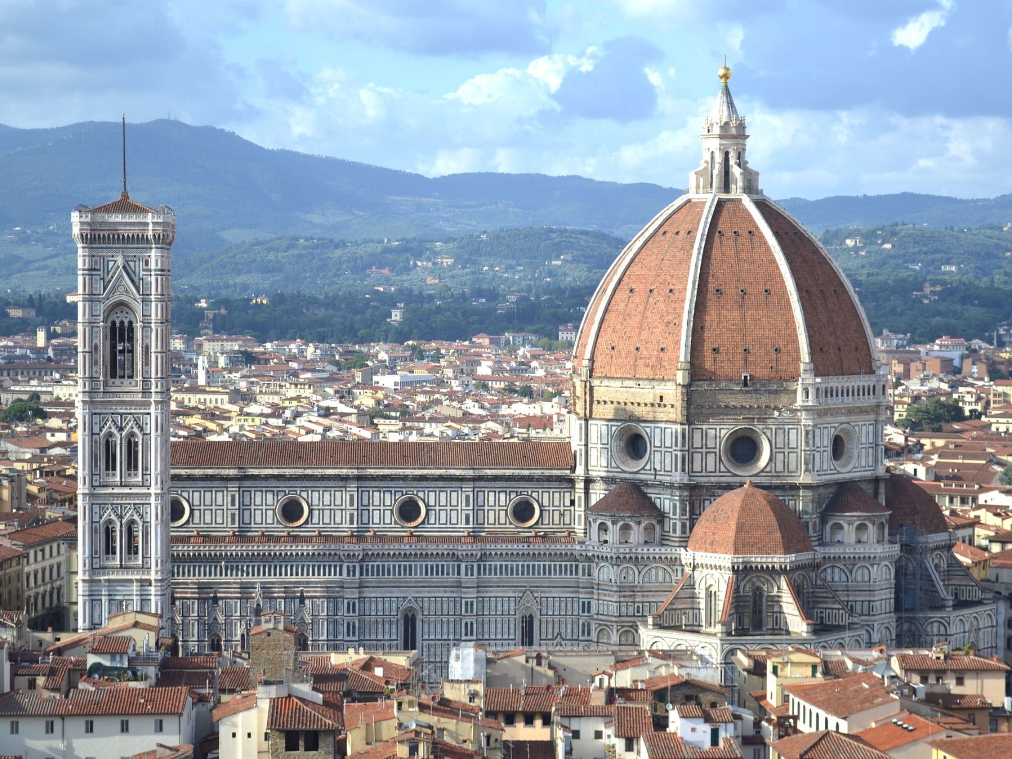 Der Dom von Florenz mit seiner Kuppel und dem Glockenturm