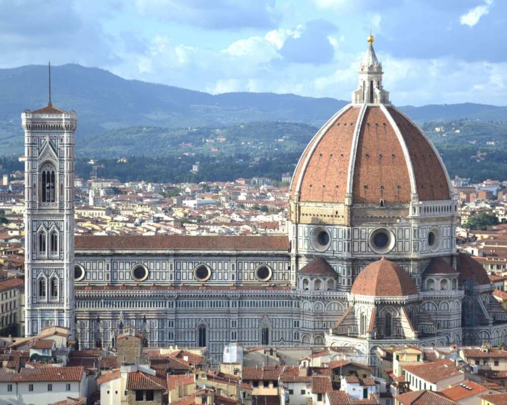 Der Dom von Florenz mit seiner Kuppel und dem Glockenturm