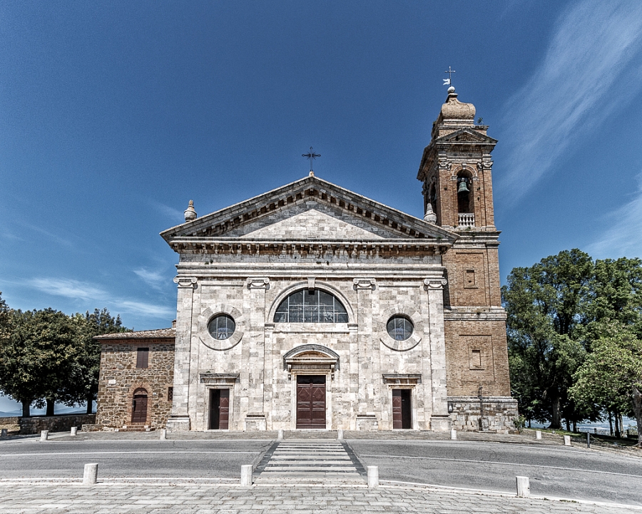 Iglesia Virgen del Socorro en Montalcino