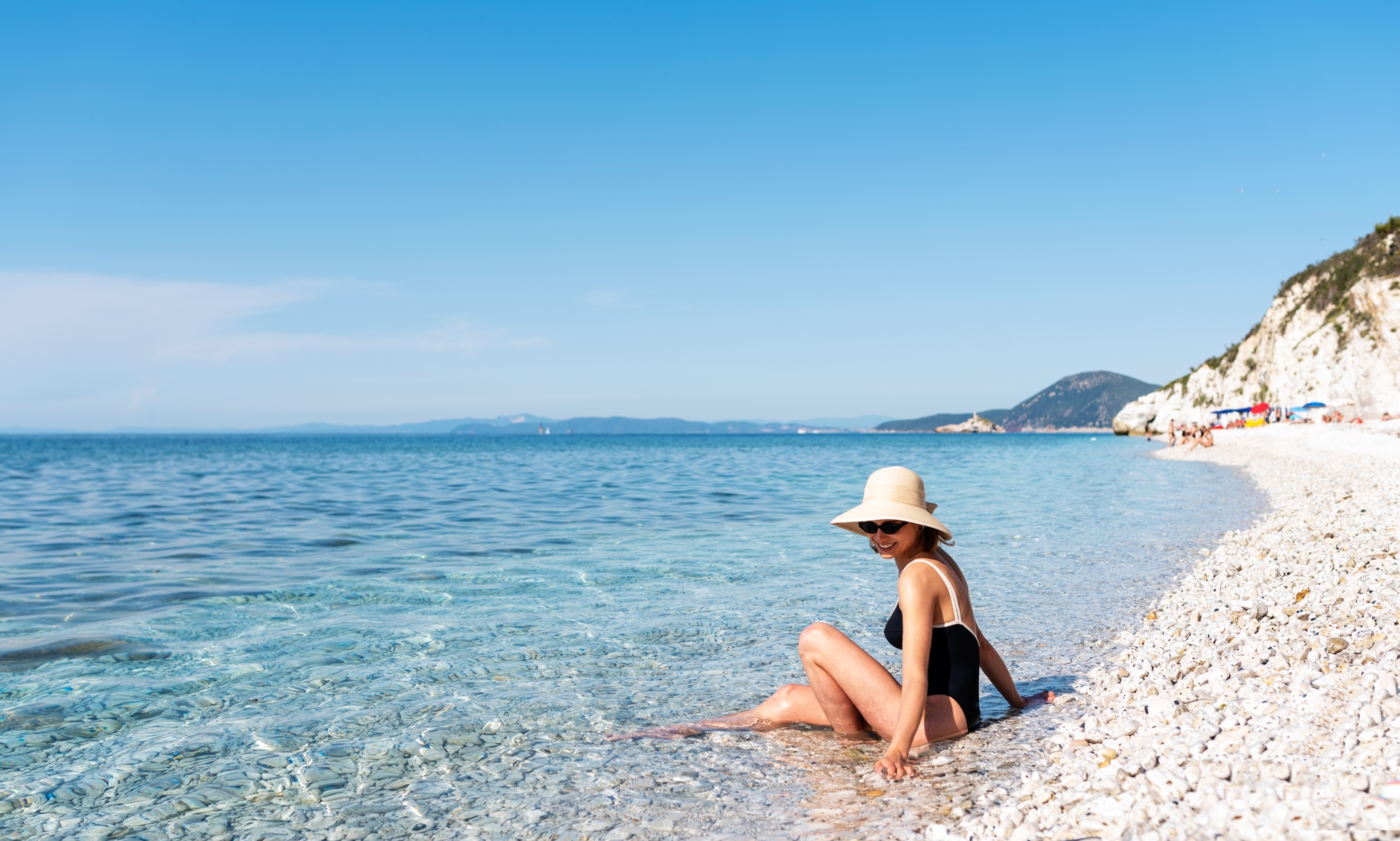 Beach of Capo Bianco, Elba island