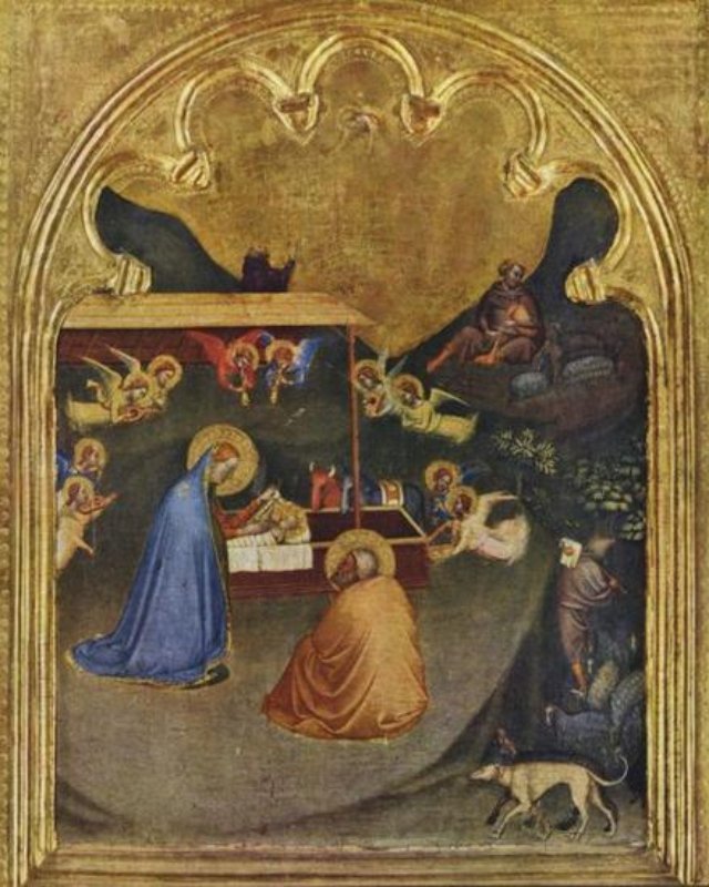 Bernardo Daddi, Natività , Polittico di San Pancrazio Bernardo Daddi, Natività , Polittico di San Pancrazio
