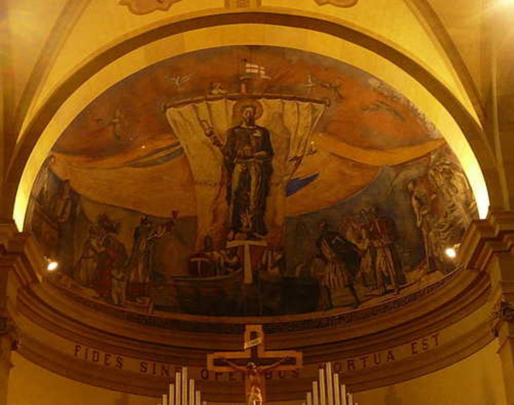 Affreschi nella chiesa di san Jacopo ad Altopascio Affreschi nella chiesa di san Jacopo ad Altopascio