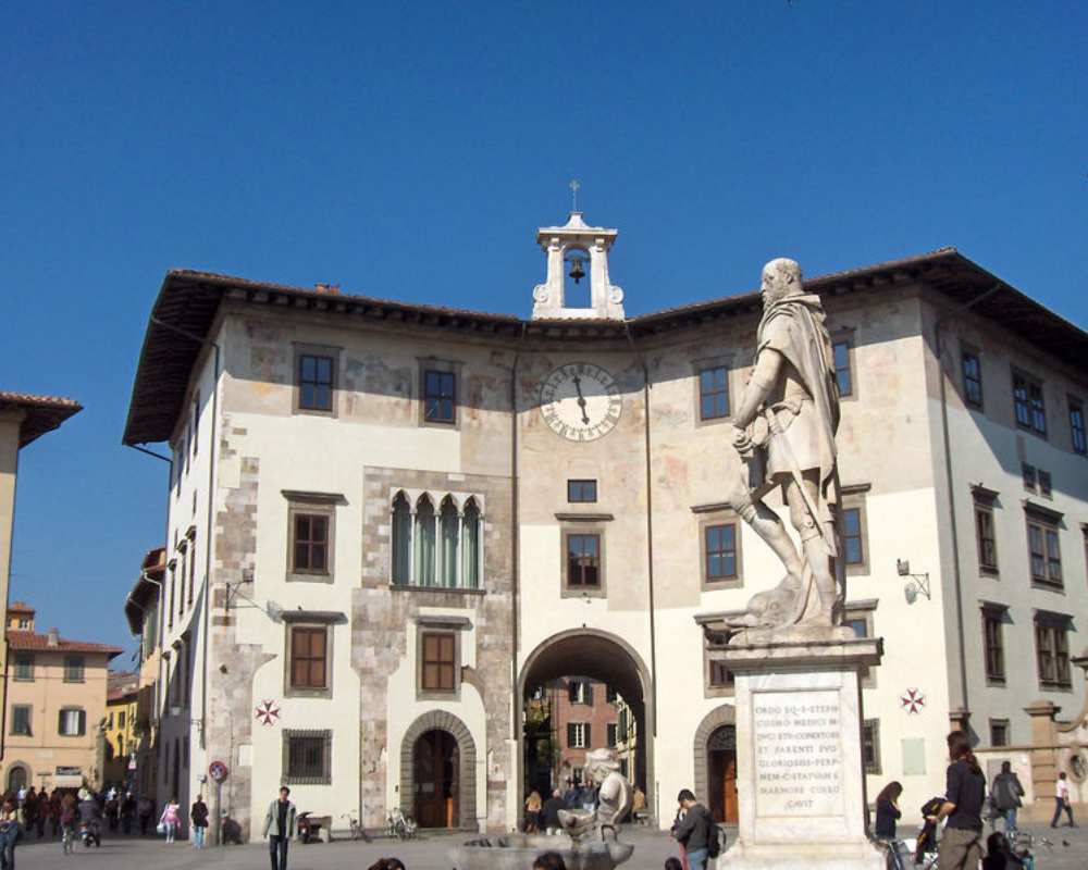 La Tour Muda, aujourd'hui intégrée au Palazzo dell'Orologio