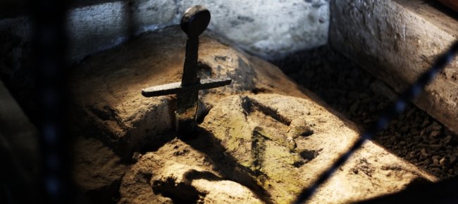 The sword in the rock in San Galgano
