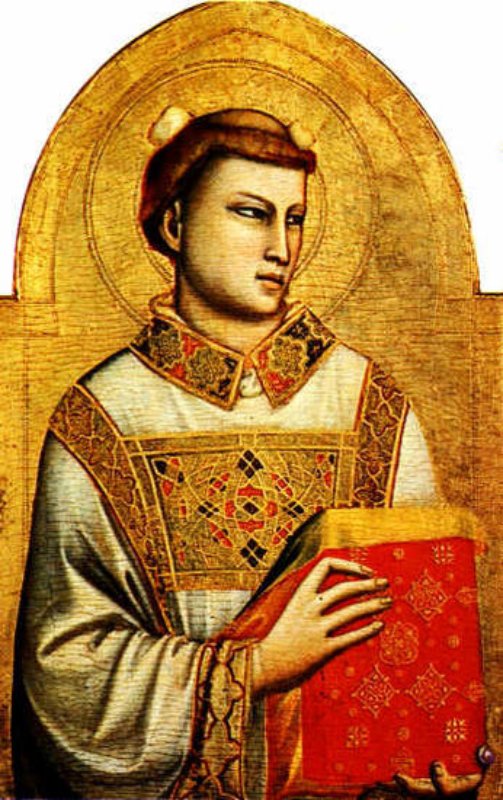 Giotto, Santo Stefano, Collezione Horne Giotto, Santo Stefano, Collezione Horne