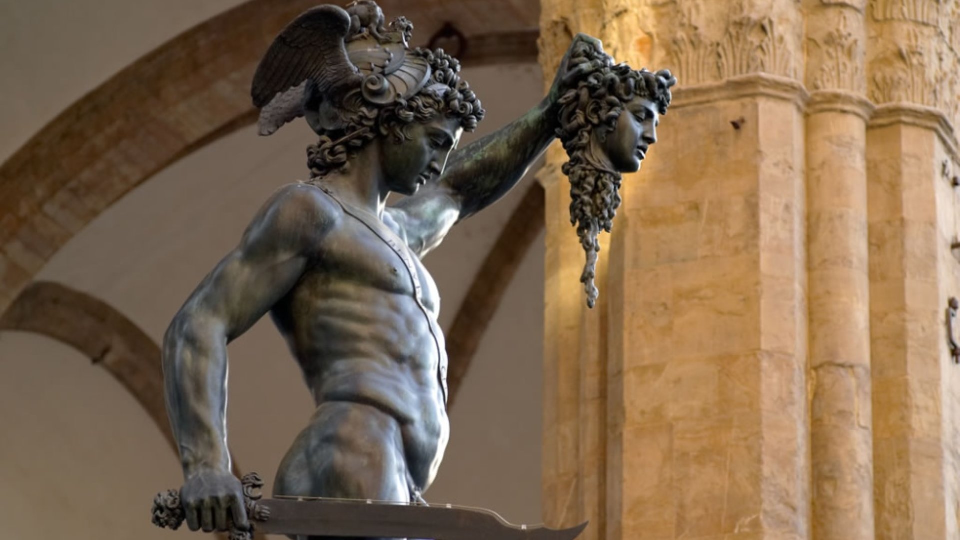 Detalle de Perseo, Florencia