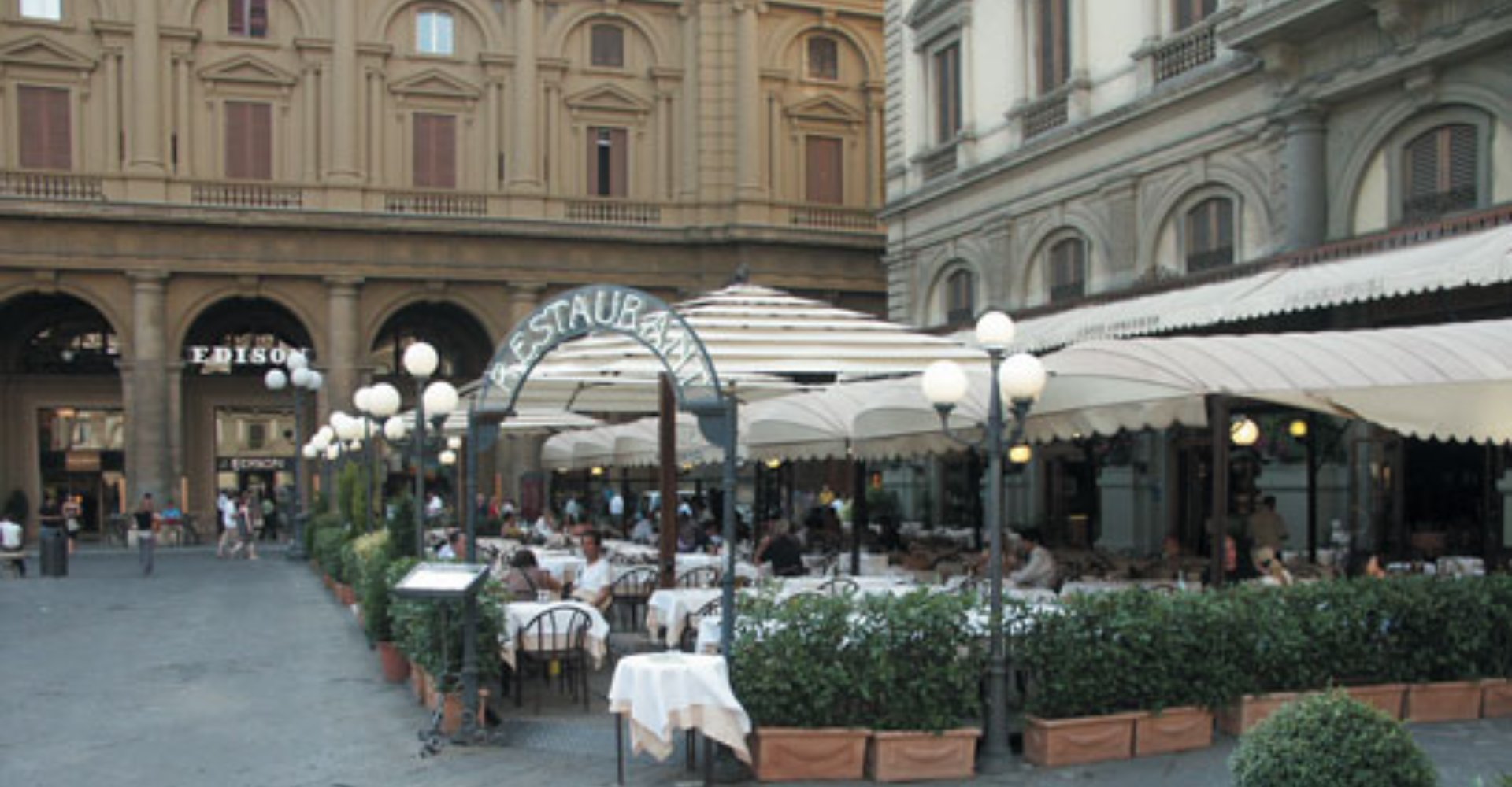 Plaza de la República en Florencia