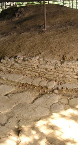 Tumbas de Túmulos en Prato Rosello en Artimino
