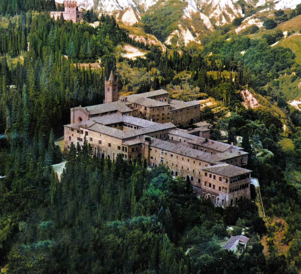 L'Abbazia vista dall'alto