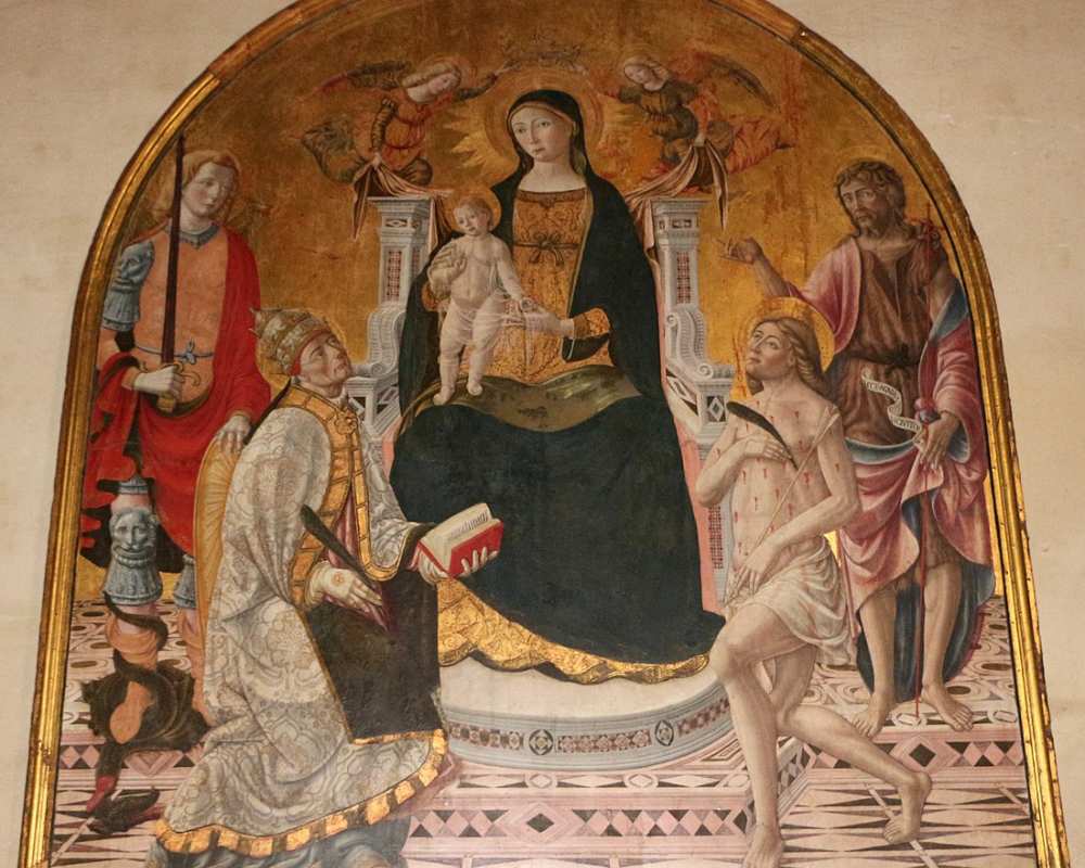 Madonna and Child with Saints, Andrea di Niccolò