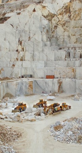 Un immenso giacimento di marmo