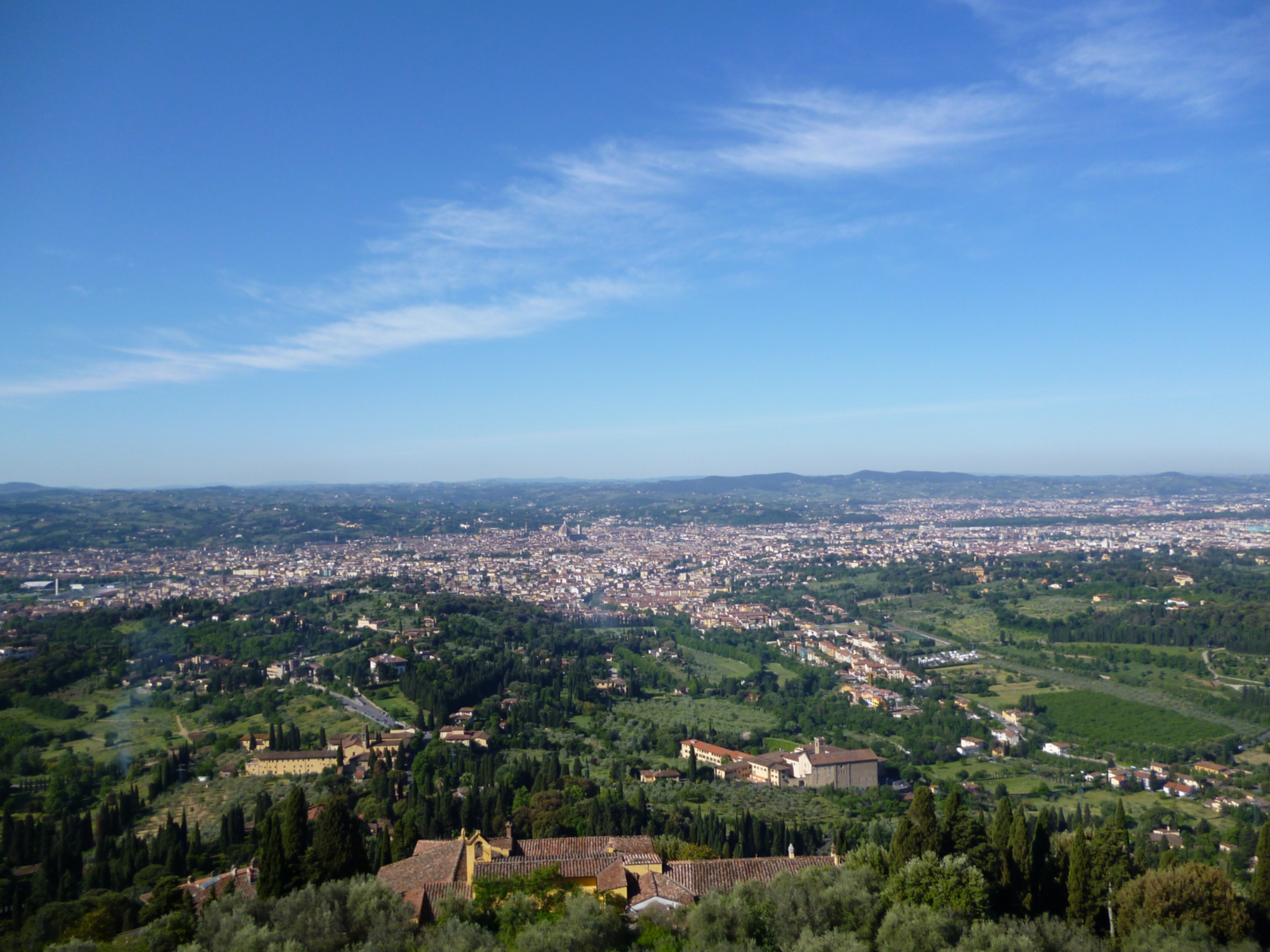 La vista da Fiesole