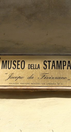 Druckereimuseum Jacopo da Fivizzano