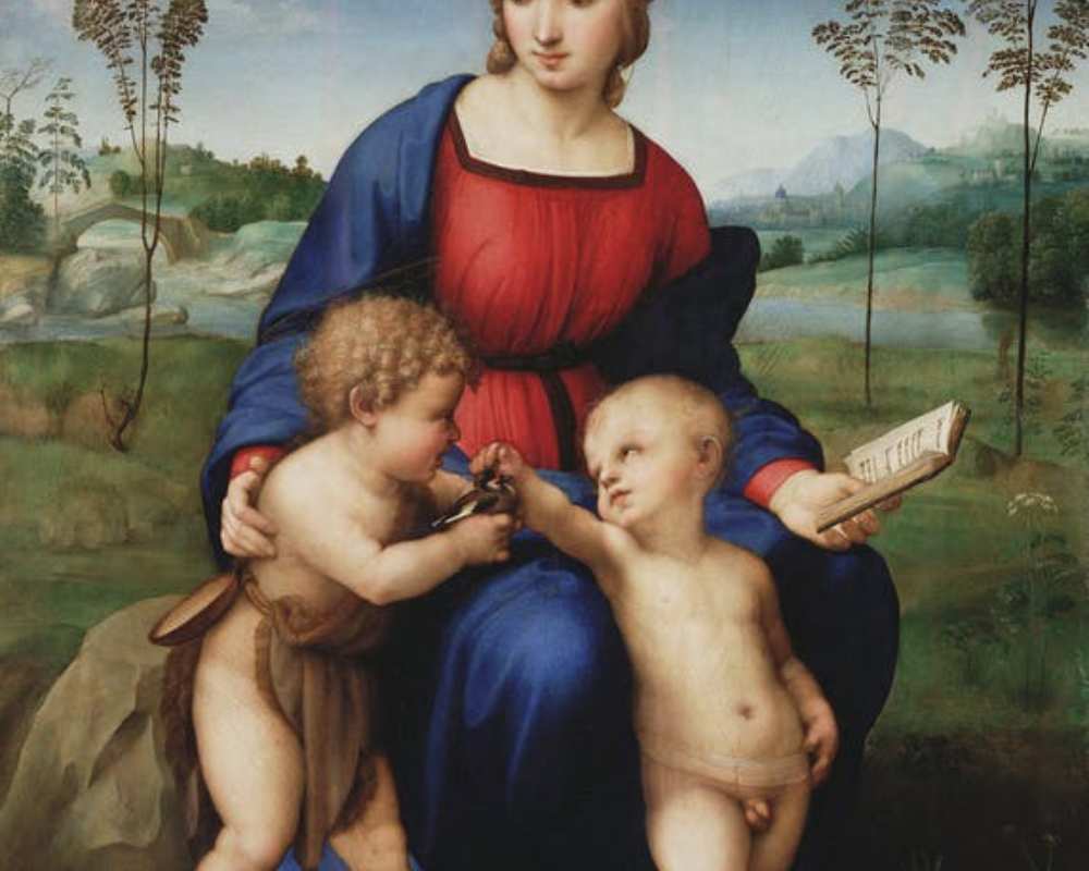 Die Madonna mit dem Stieglitz, Raffaello Sanzio