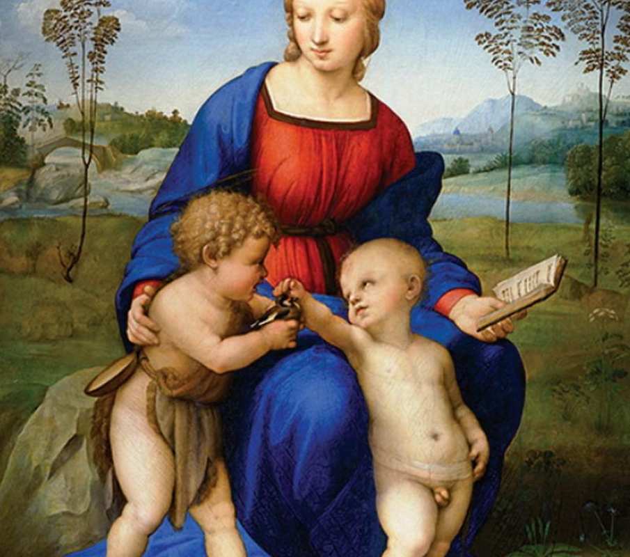 La Madonna del Cardellino, Raffaello