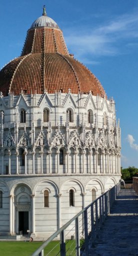 Panorama von der Wehrmauer von Pisa aus