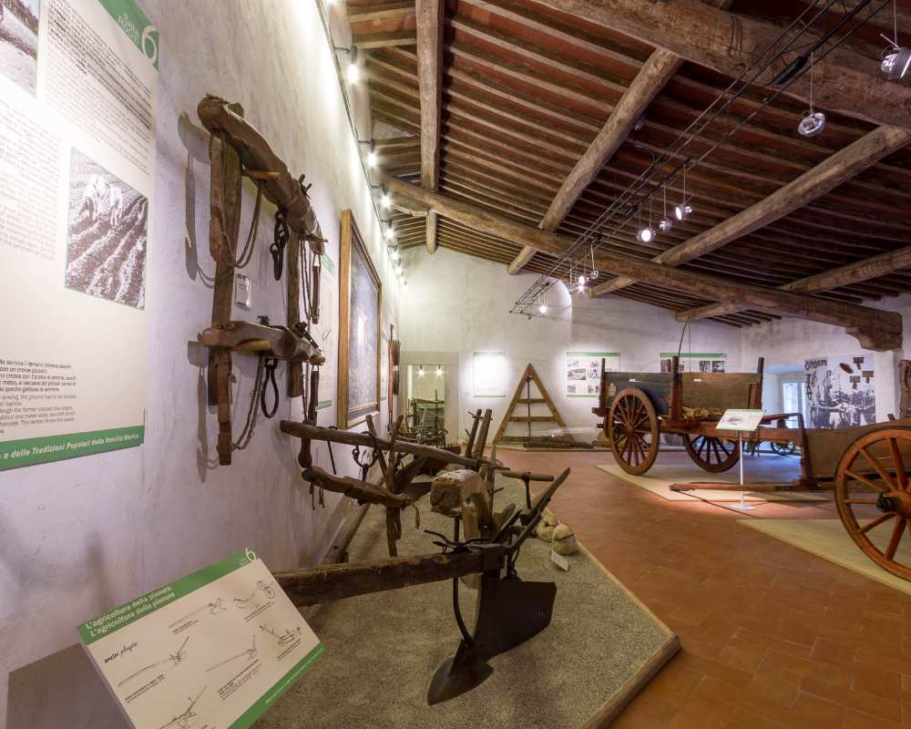 A room of the Museum of Folk Work and Traditions in Historic Versilia