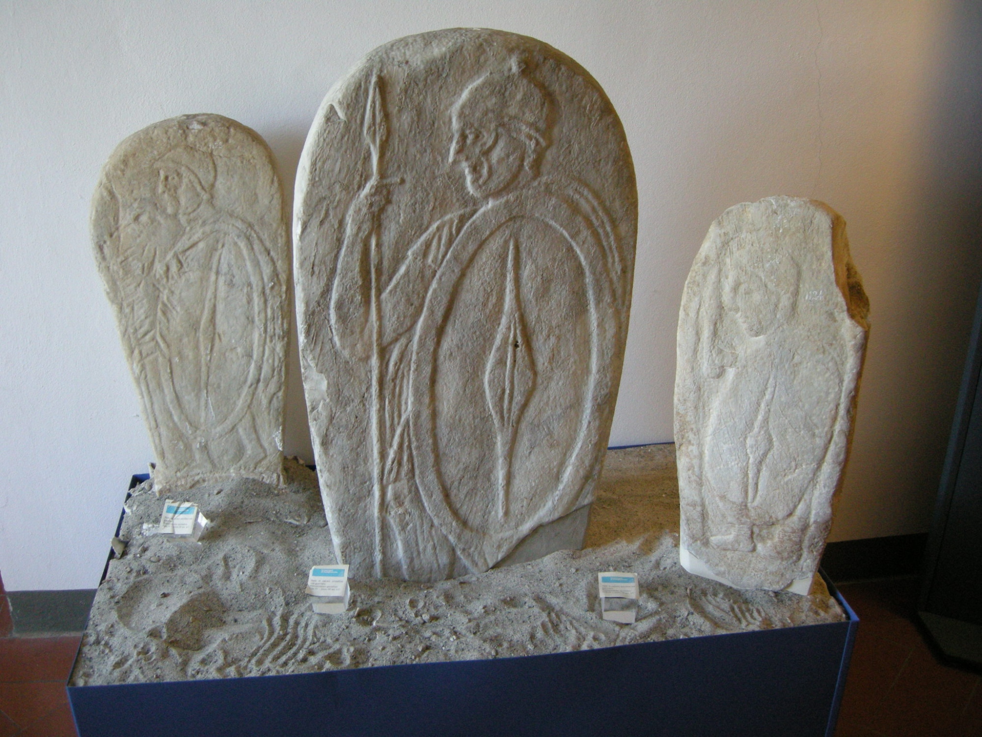 Cippi provenienti dalla necropoli di Castiglioncello