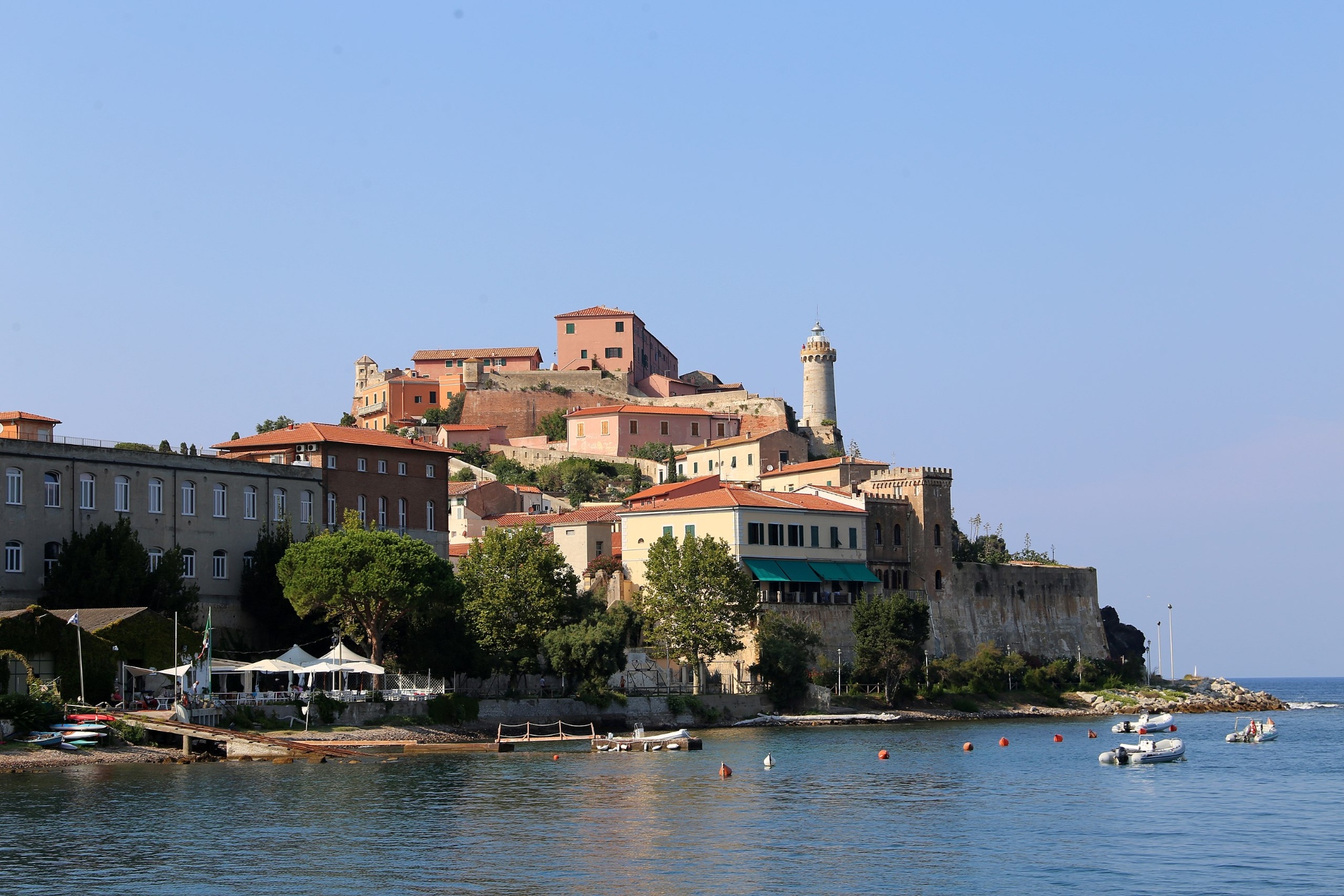 El Fuerte Stella en Portoferraio