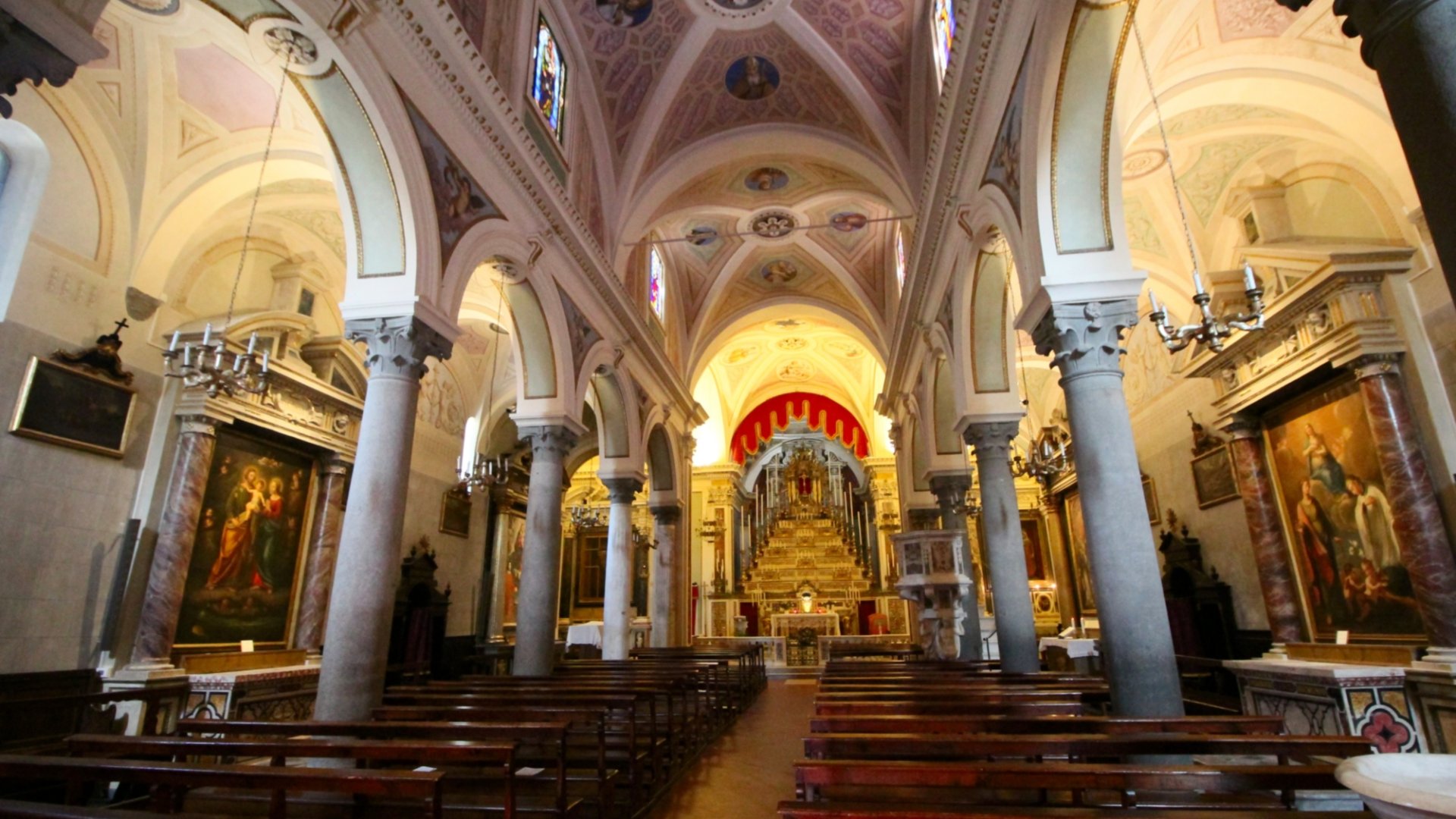 Die Pfarrkirche San Lorenzo a Segromigno in Monte
