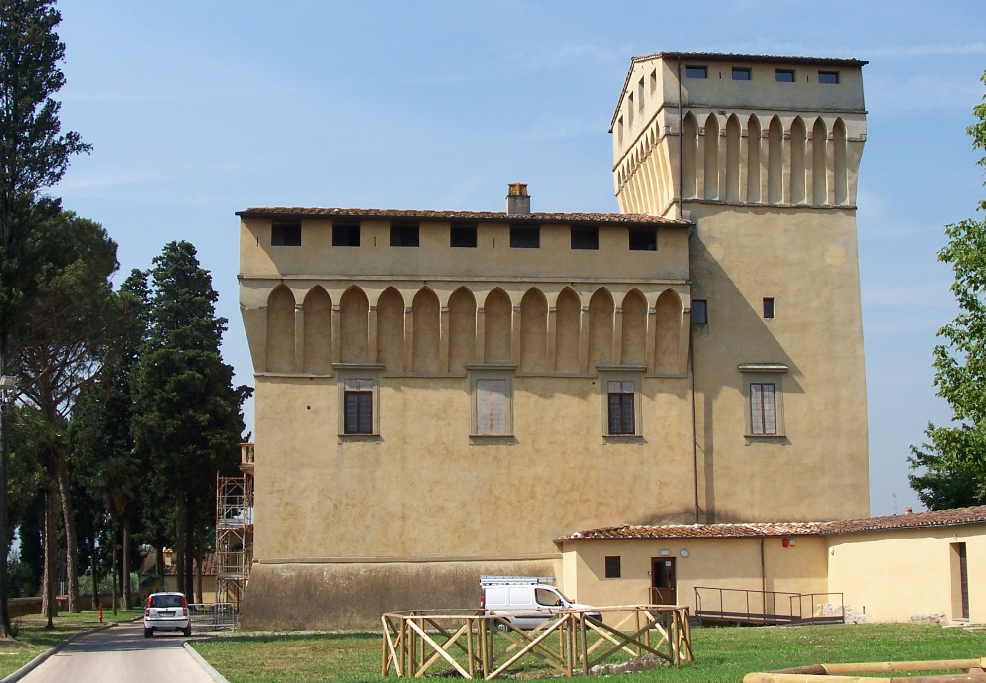 Die Villa Castello Smilea in Montale