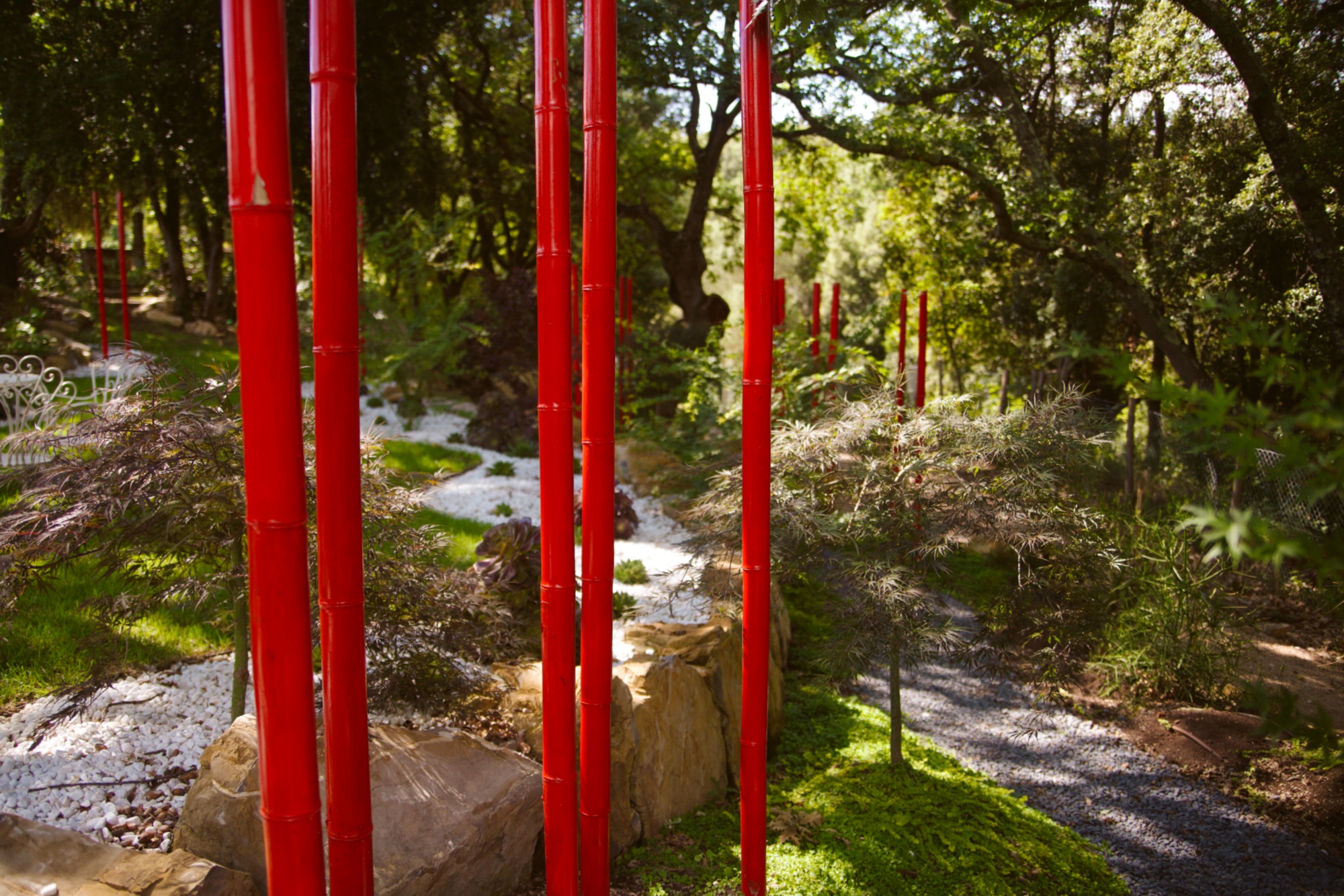 I sentieri del Giardino Emozionale dei Sentieri di Piume