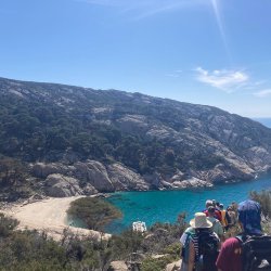 Hiking on the Montecristo Island in Tuscany