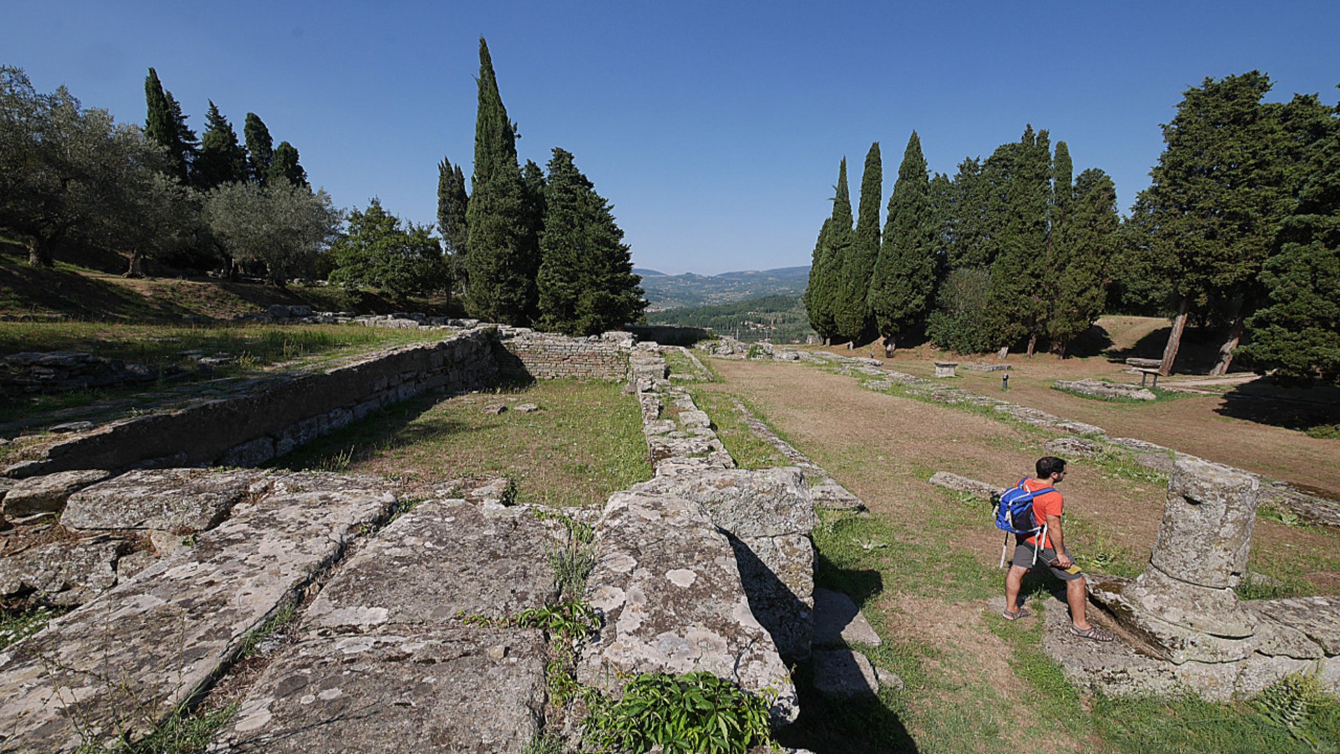 Archaeological area in Fiesole