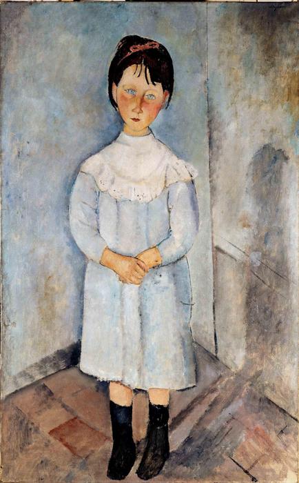 La niña de azul de Modigliani