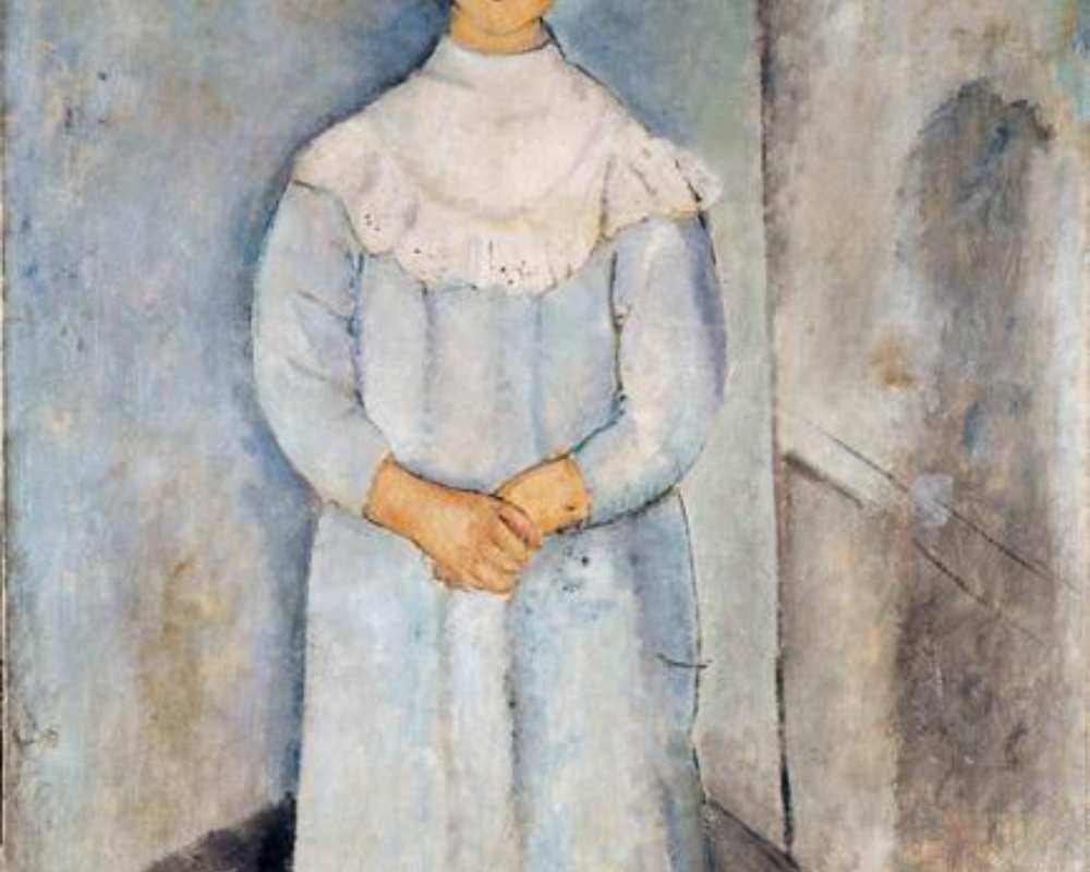 La niña de azul de Modigliani