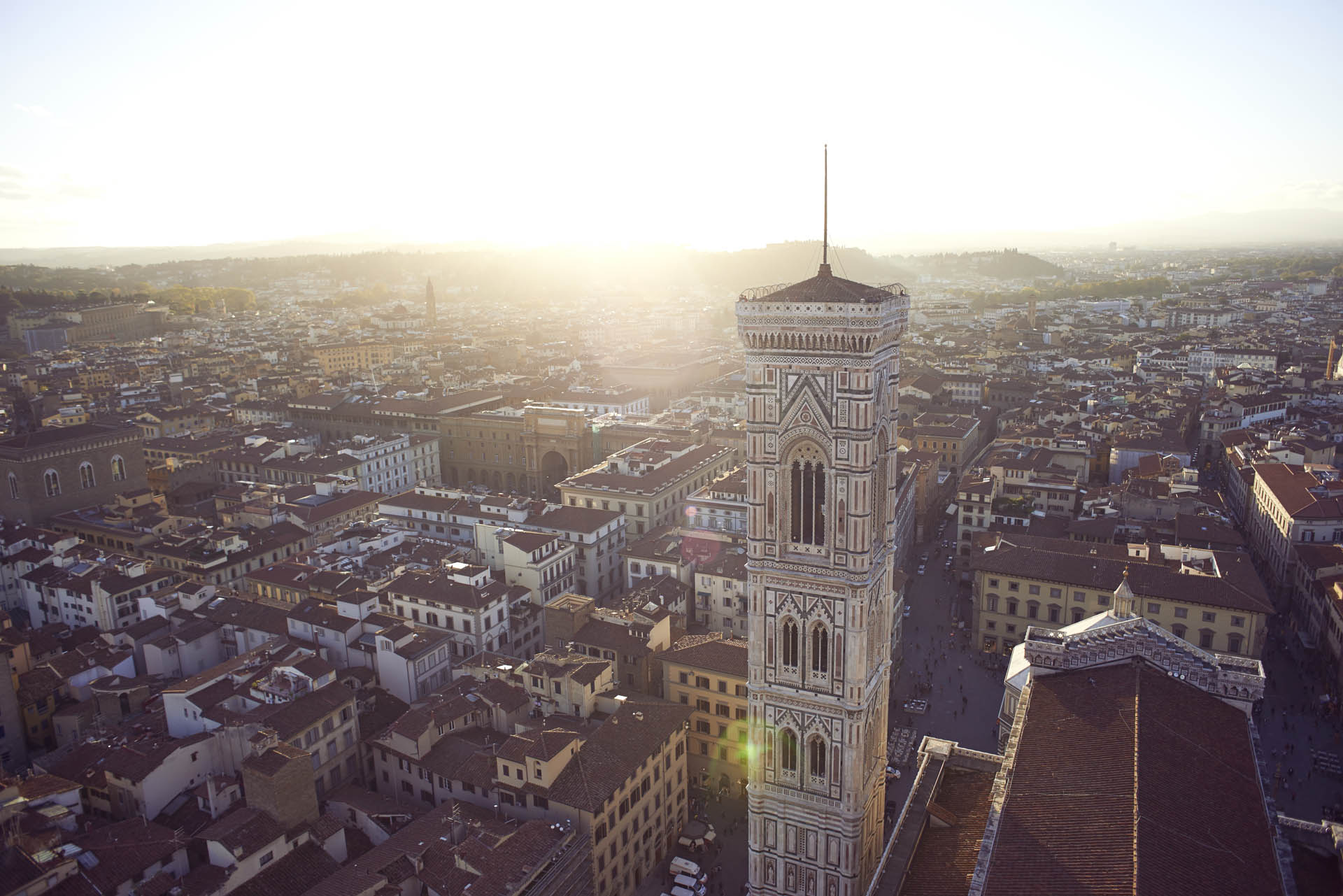 Scorcio di Firenze dall'alto della Cupola del Brunelleschi