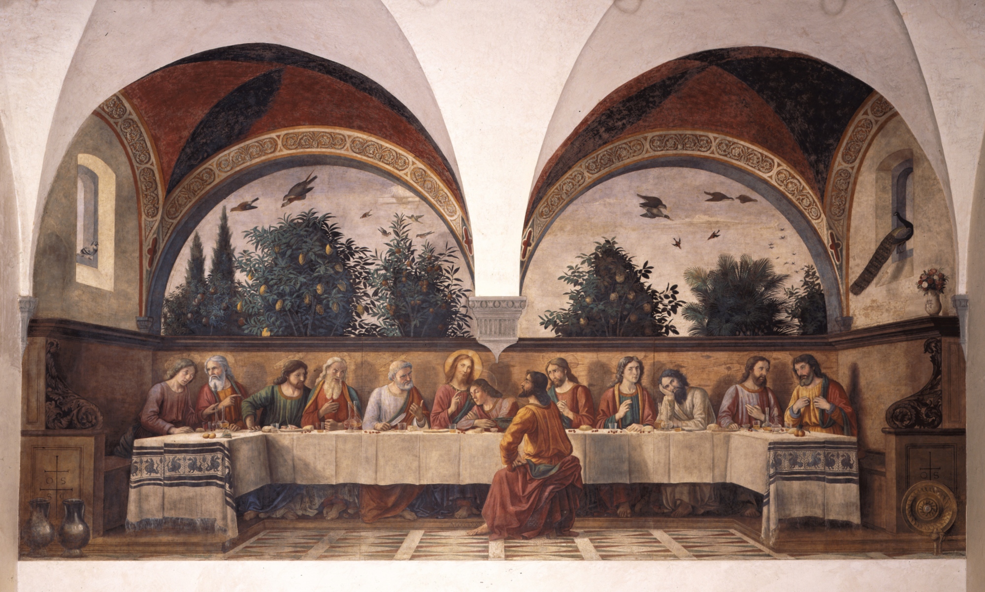 Cenacolo di Ognissanti, Domenico Ghirlandaio, La Cène