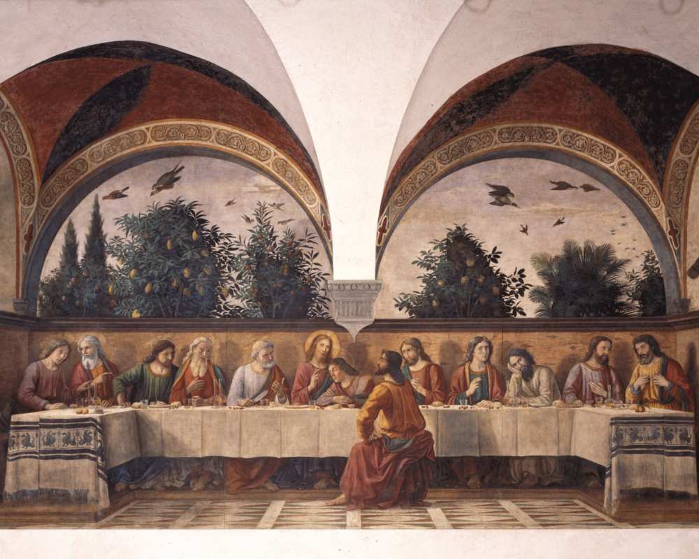 Cenacle of Ognissanti, Domenico Ghirlandaio, Last supper