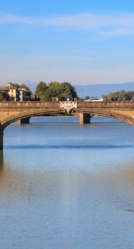 El río Arno en Florencia