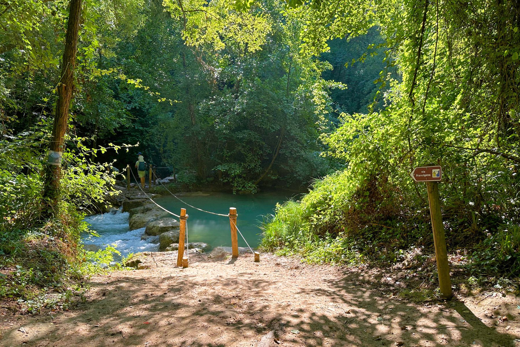 In cammino lungo il fiume Elsa